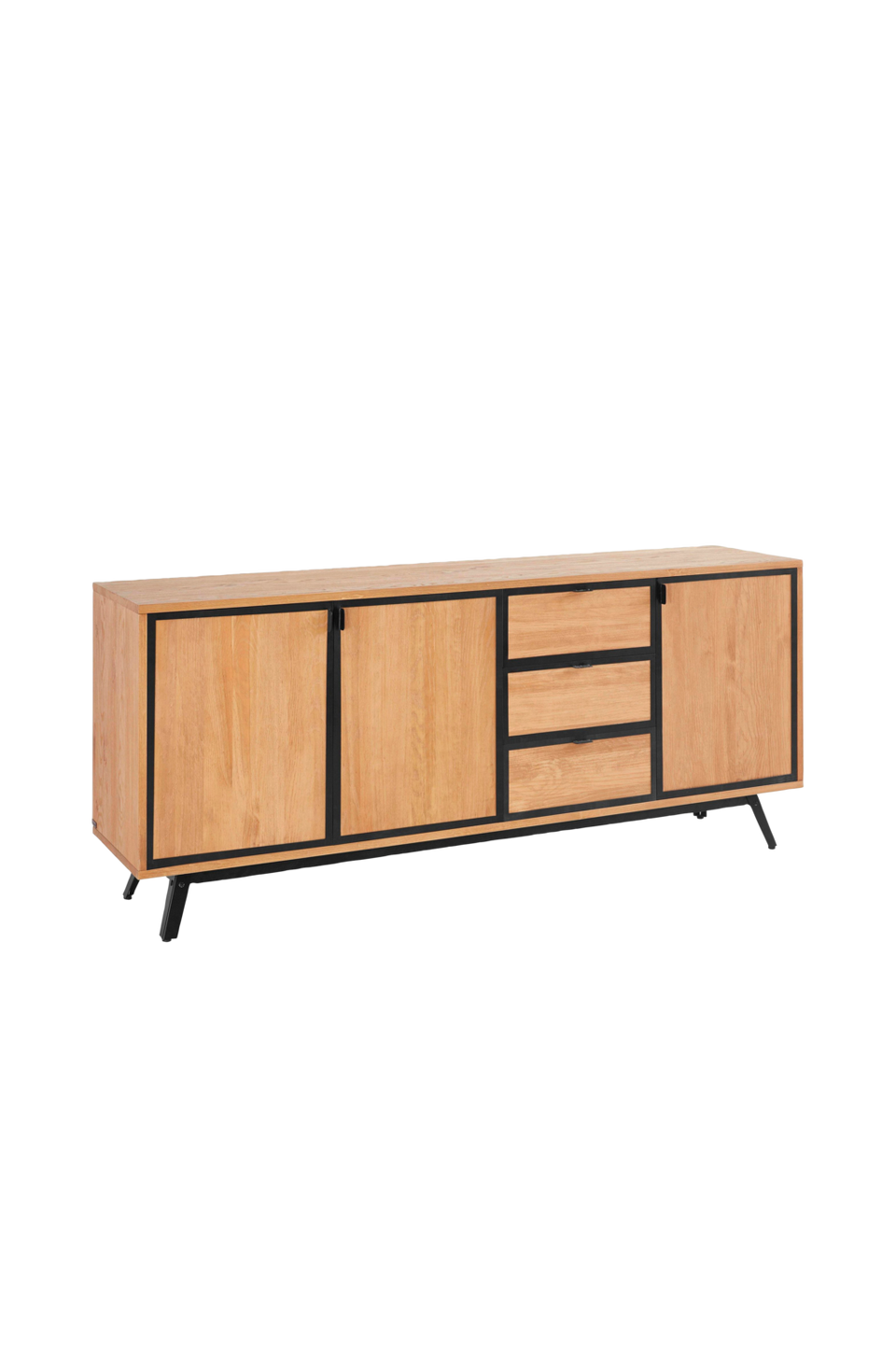 Loft24 Sideboard Malu 3 dörrar/3 lådor, brun från Loft24, bild 5
