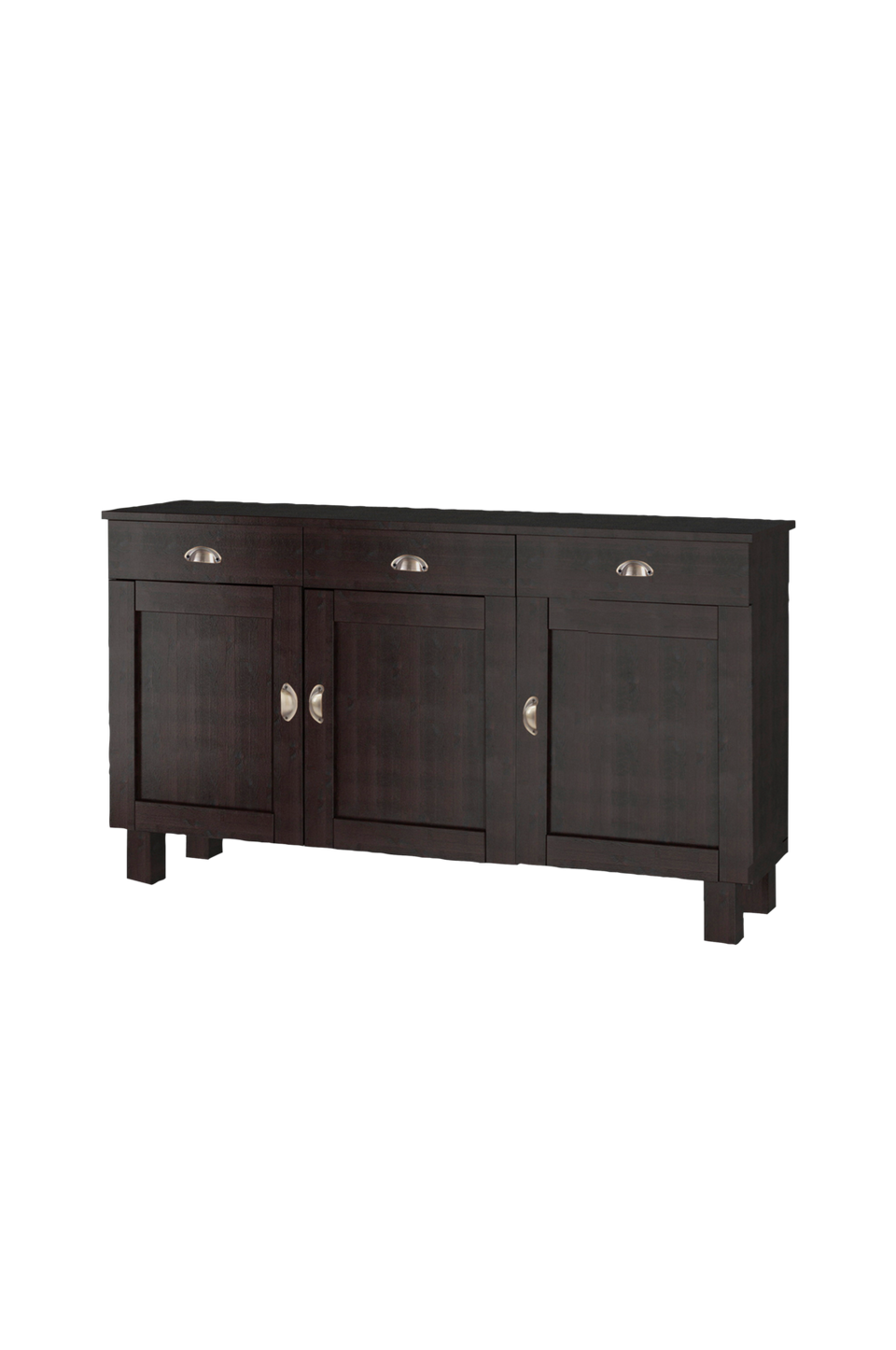 Loft24 Sideboard Toscana 3 dörrar/3 lådor, brun från Loft24, bild 5