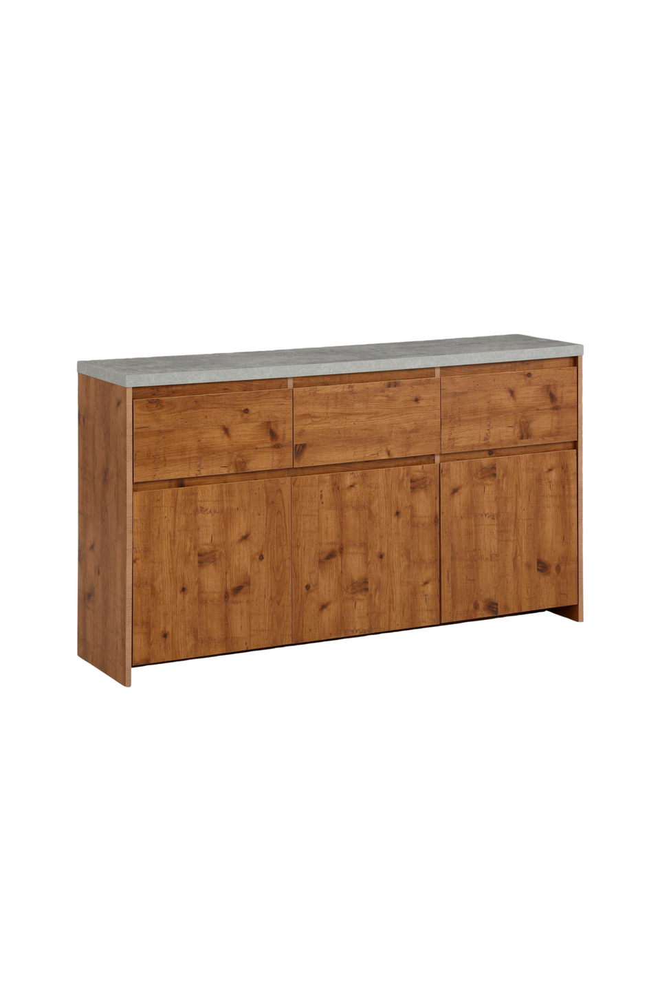 Loft24 Sideboard Maribo 3 dörrar/3 lådor, brun från Loft24, bild 5