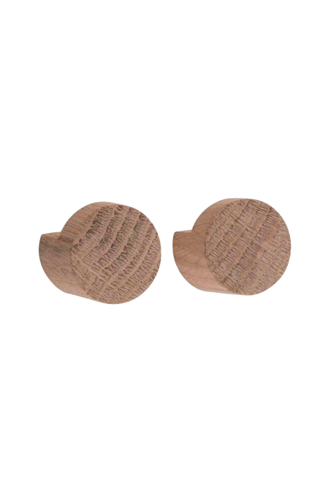 Knagg/knott Wood Knot Small 2,8 cm 2-pk
