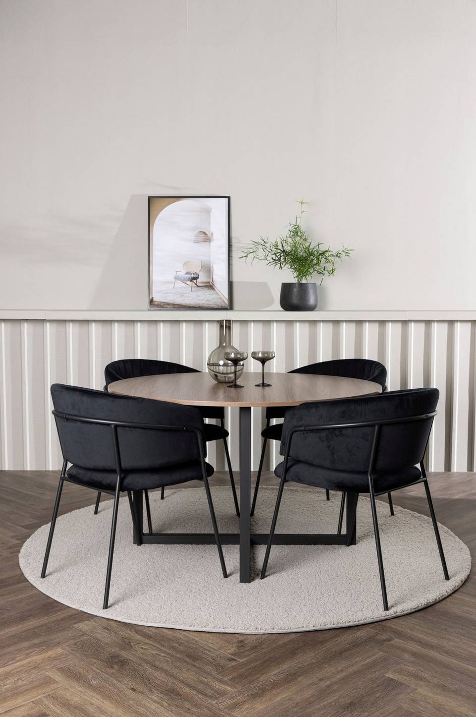 Venture Home Matgrupp Durango med 4st stolar Selma, brun från Venture Home, bild 5