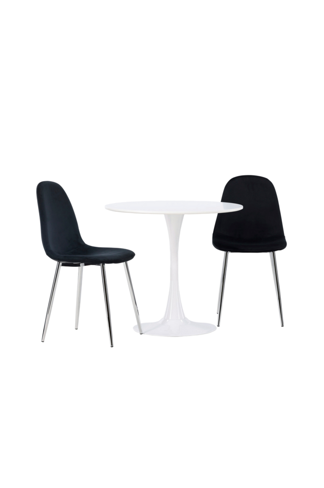 Spisegruppe Hamden med 2 stk stoler Polar