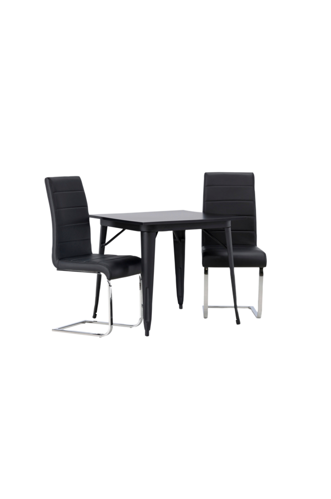 Spisegruppe Tempe med 2 stk stoler Tempo