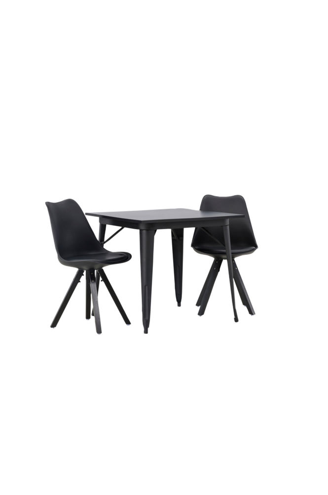 Spisegruppe Tempe med 2 stole Zeno