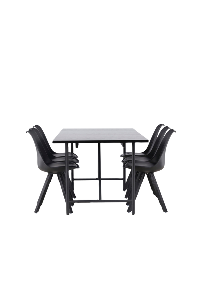 Spisegruppe Astrid med 6 stole Zeno
