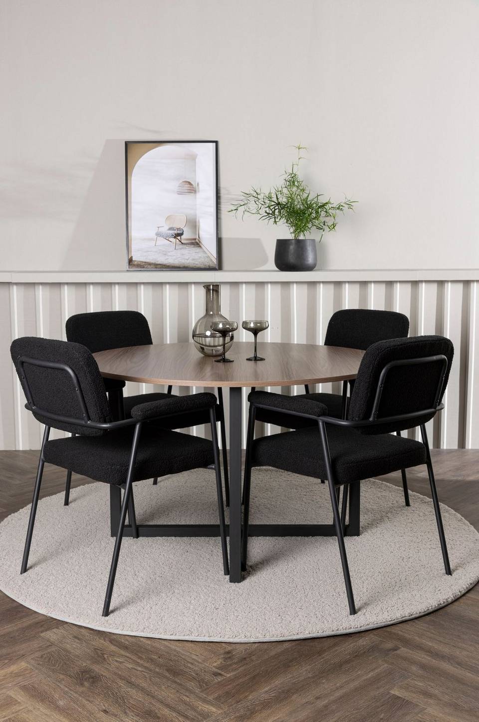 Venture Home Matgrupp Durango med 4st stolar Yesterday, brun från Venture Home, bild 5