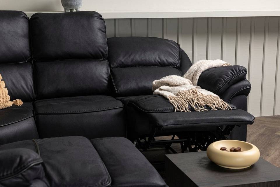 Venture Home Recliner Sofa Saranda, svart från Venture Home, bild 5