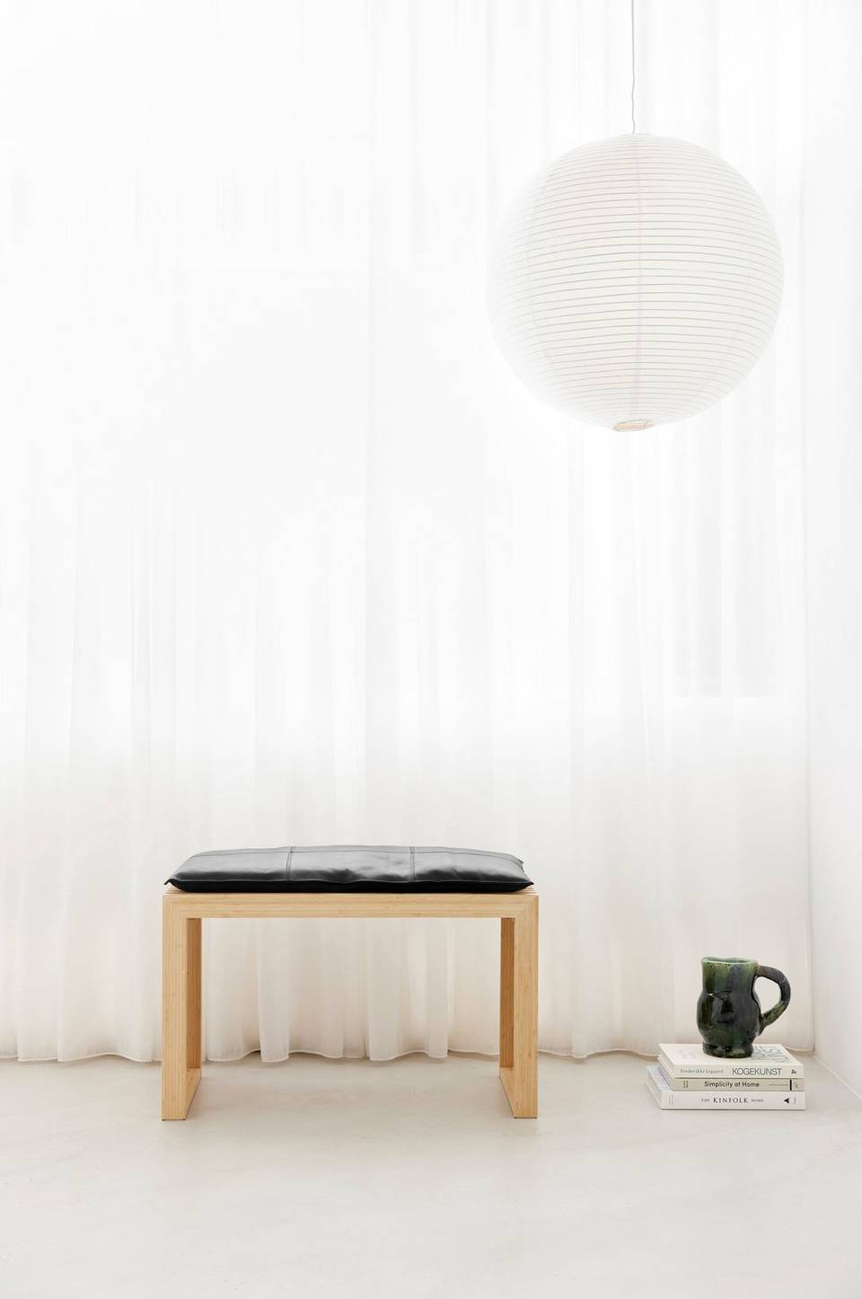 Cinas Bänk 2-sits Bambu Rib set, svart från Cinas, bild 5