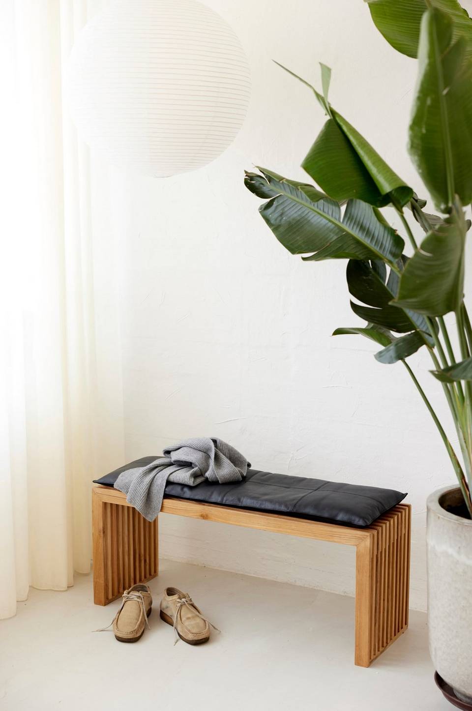Cinas Bänk Teak Rib set, svart från Cinas, bild 5