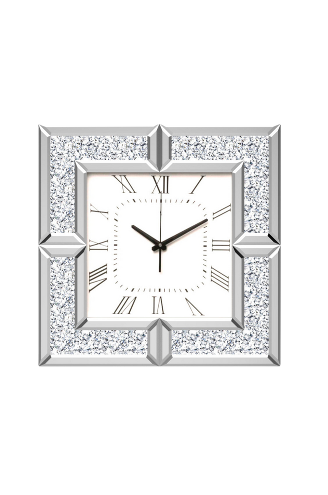Klokke Strass 4-kantet