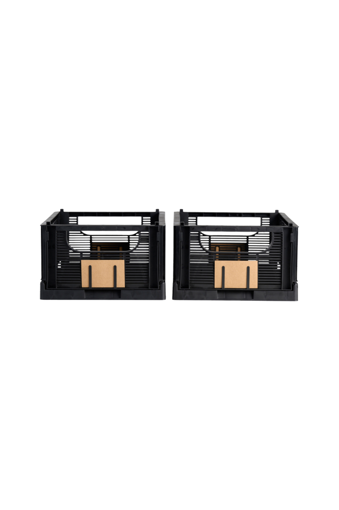Hopvikbar förvaringslåda 33x24,5x15 CM, 6-pack