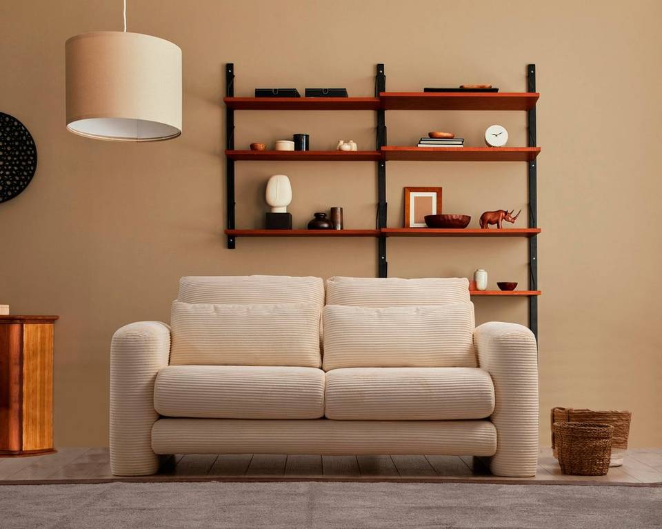 Hanah Home Soffa 2-sits Lilly, beige från Hanah Home, bild 5