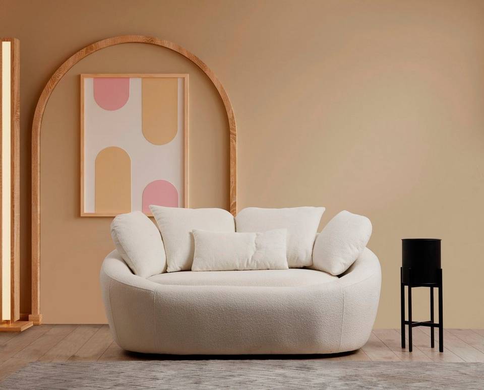 Hanah Home Soffa 2-sits Misket, beige från Hanah Home, bild 5