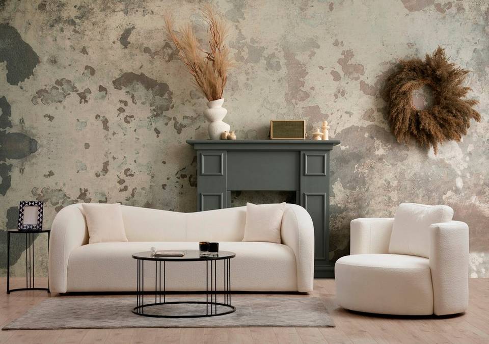 Hanah Home Soffa 3-sits Assos, beige från Hanah Home, bild 5