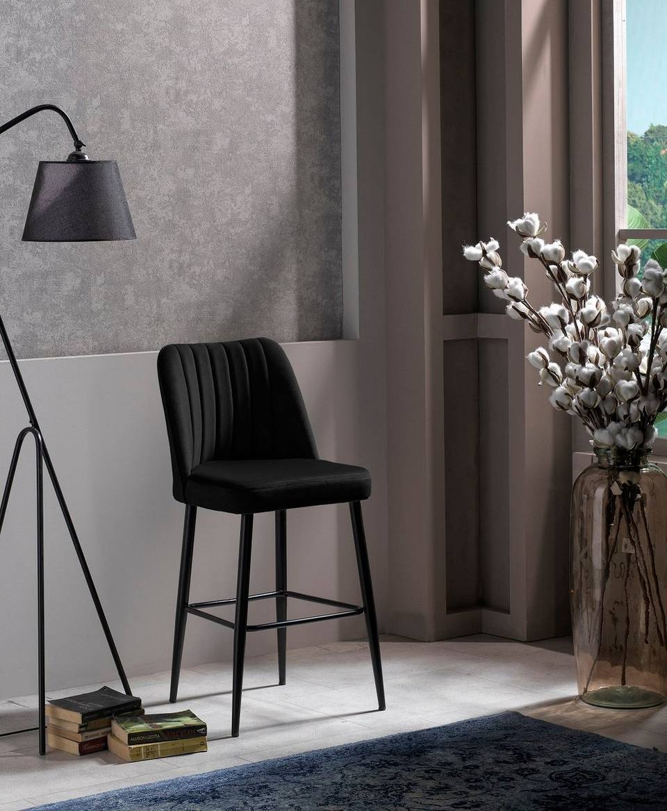 Hanah Home Set med barstolar (2 st.) Vento, svart från Hanah Home, bild 5