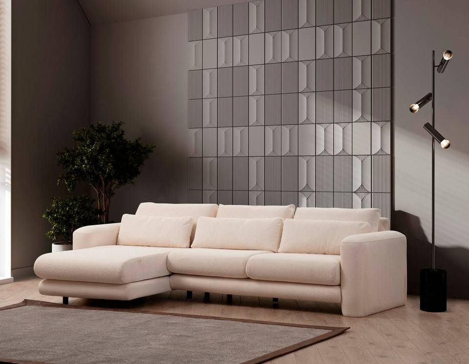 Hanah Home Hörnsoffa vänster Maisy, beige från Hanah Home, bild 5
