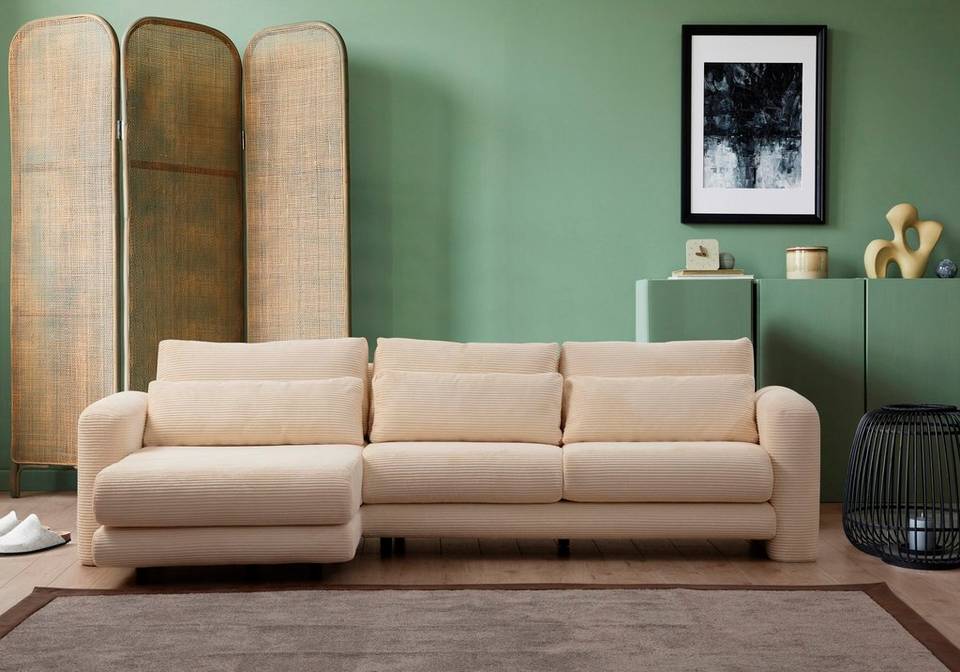 Hanah Home Hörnsoffa vänster Maisy, beige från Hanah Home, bild 5