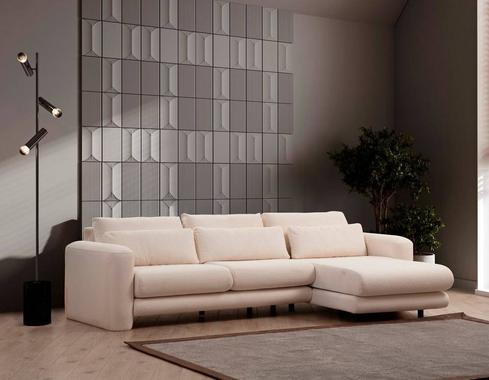 Hanah Home Hörnsoffa höger Maisy, beige från Hanah Home, bild 5