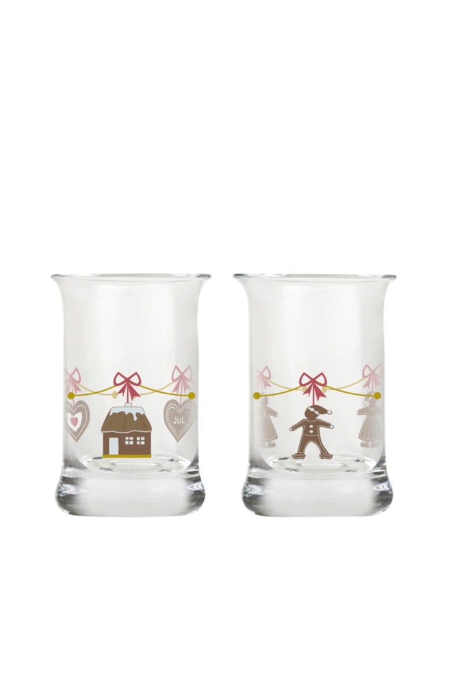 Julsnapsglas 2023 Holmegaard Christmas 3 cl 2-pack