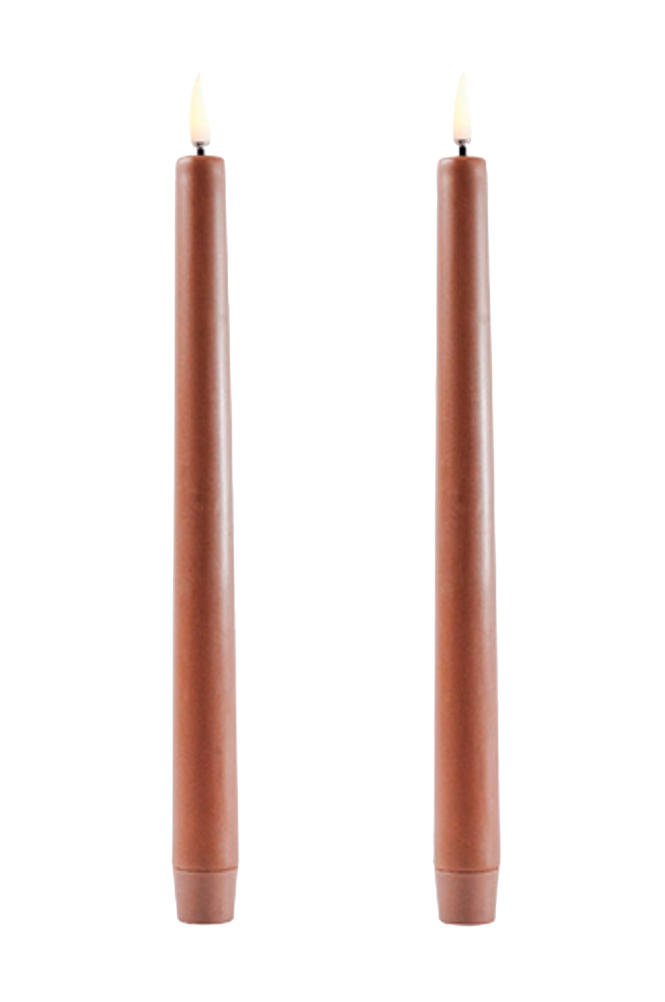 LED Kronelys UYUNI 2,3x25 cm 2-pk