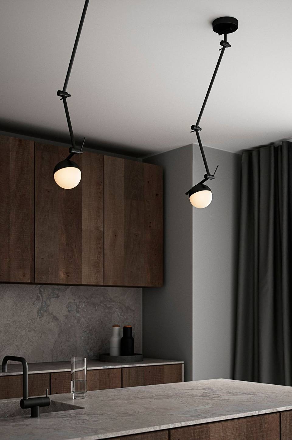 Nordlux Vägglampa Contina, svart från Nordlux, bild 2
