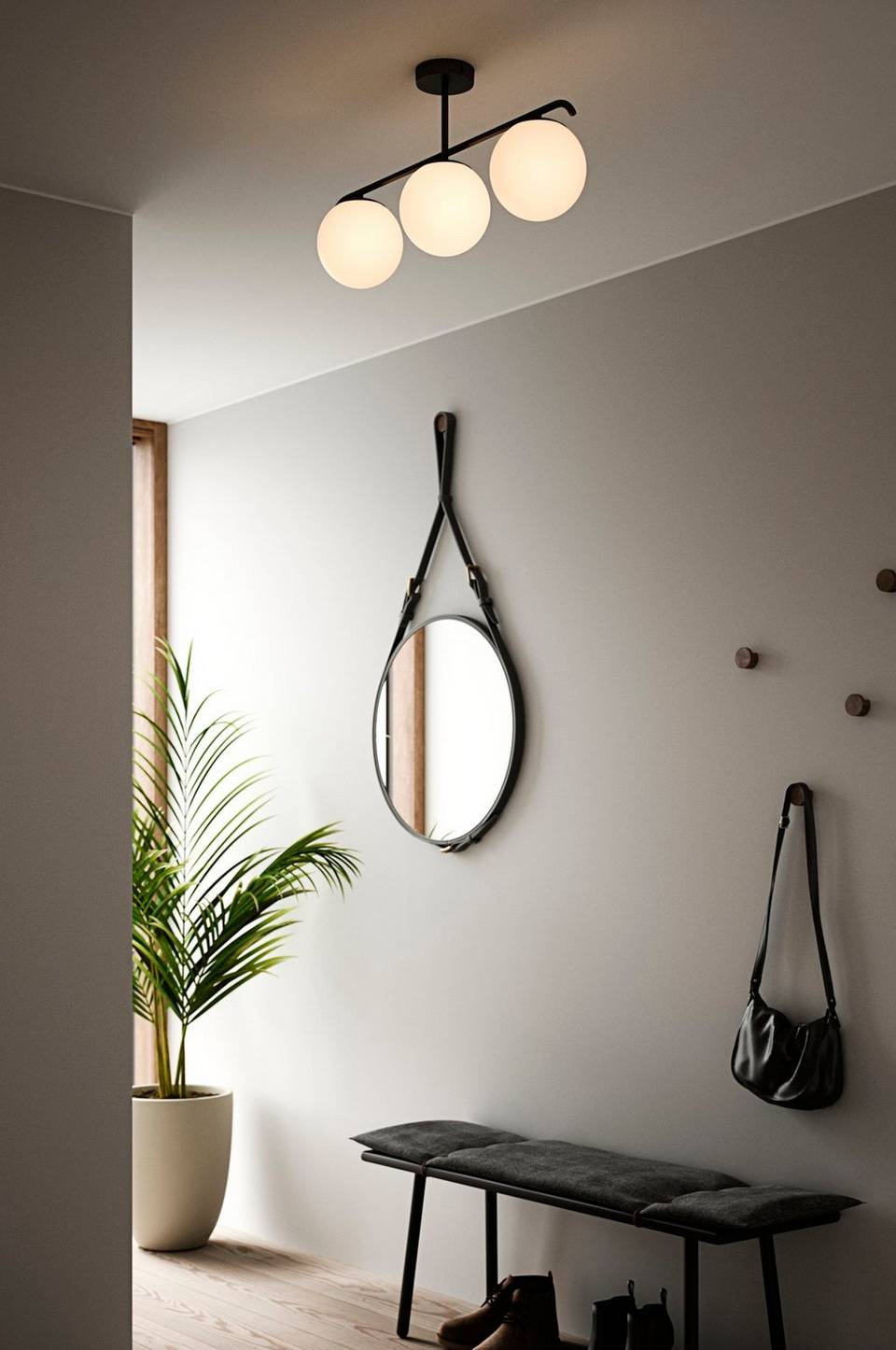 Nordlux Taklampa Grant 3x15, svart från Nordlux, bild 2