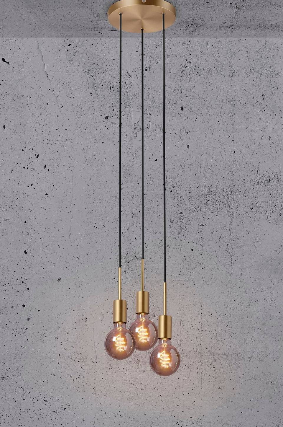 Nordlux Taklampa Paco 3, guld från Nordlux, bild 2