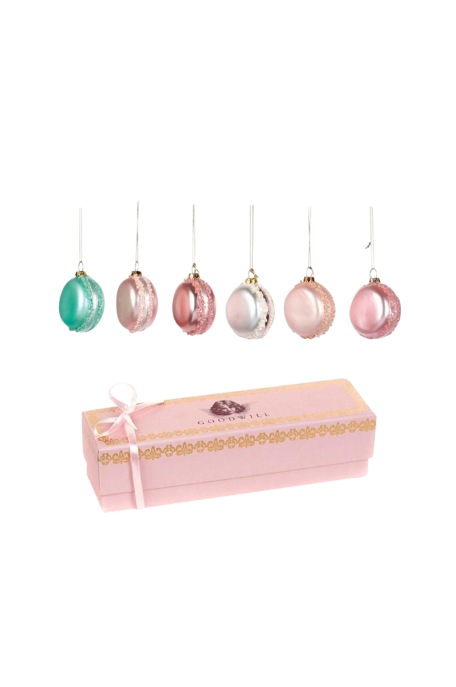 Juldekorationer av glas, 6-pack