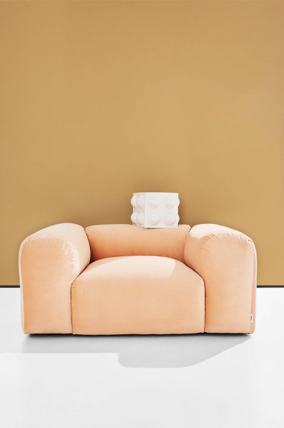 Pastill Wenju fåtölj, rosa från Pastill, bild 5