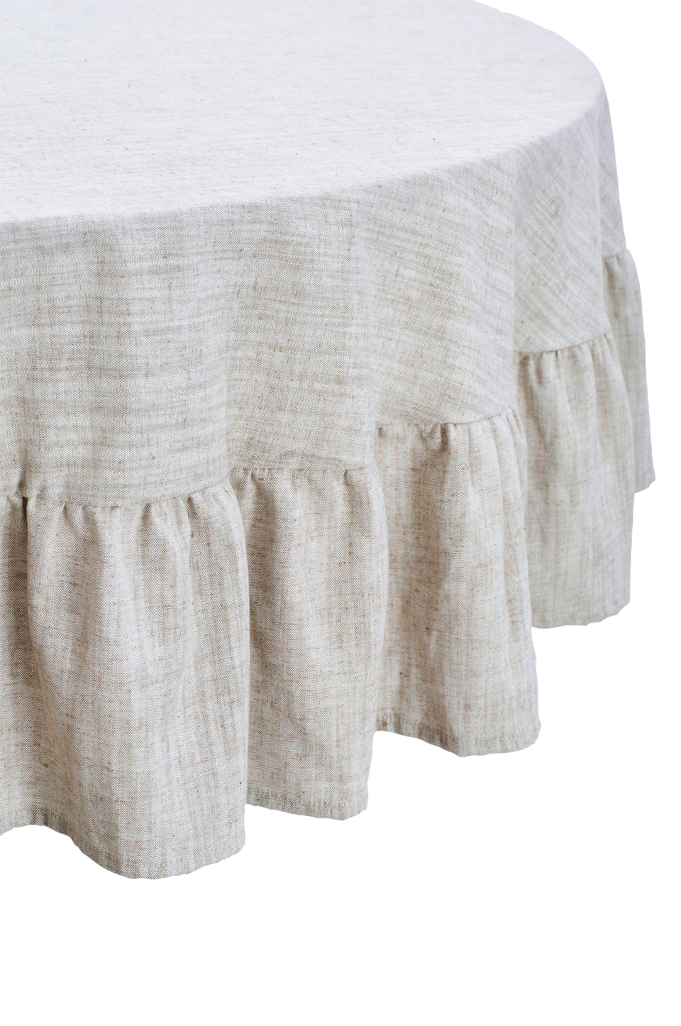 Svanefors Duk Sabina rund, beige från Svanefors, bild 5