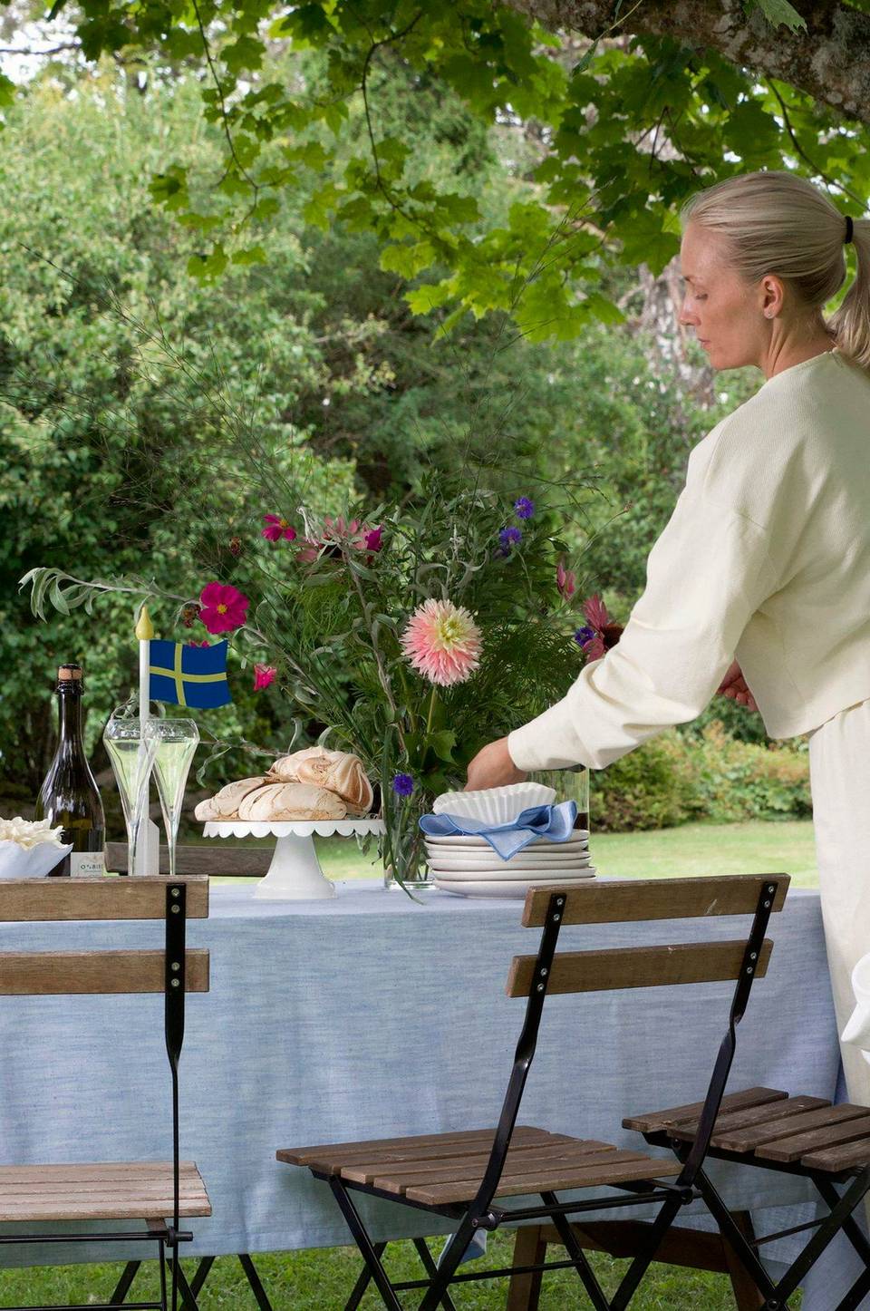 Svanefors Duk Sabina, blå från Svanefors, bild 5