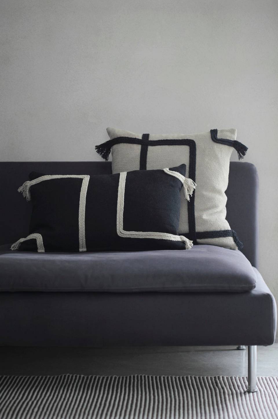 Eightmood Kuddfodral, Viale 40x60 cm, svart från Eightmood, bild 2