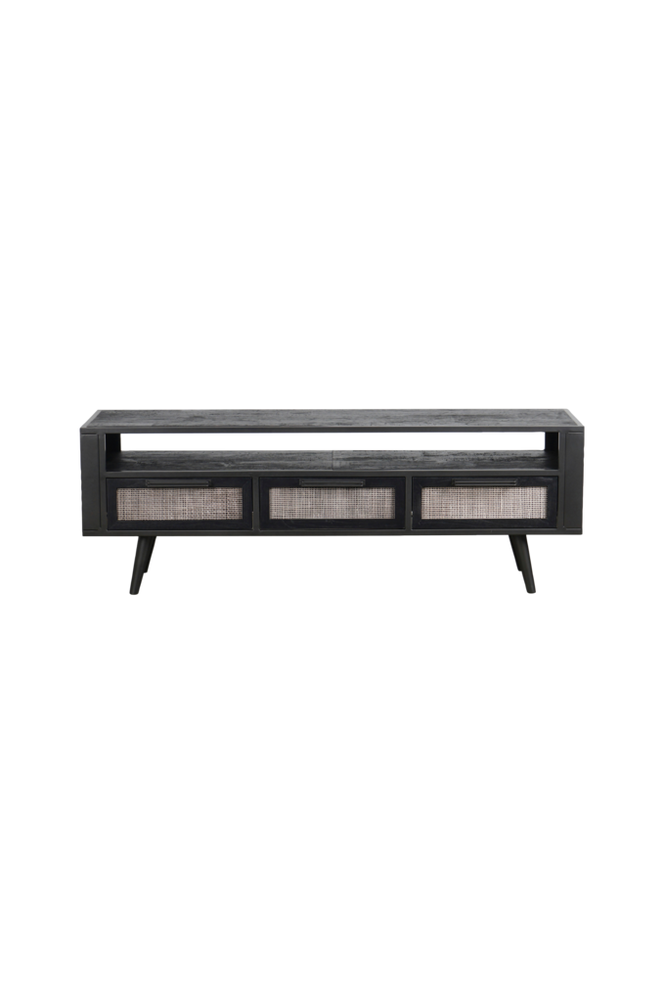 Tv Kommode 3 skuffer Nordic Mindi Rattan