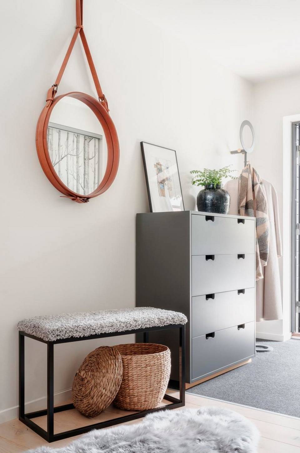 Skinnwille Bänk Palle L, grå från Skinnwille, bild 5