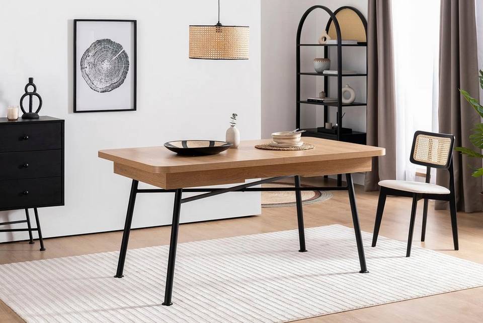 Homitis Förlängningsbart matbord-Steven, brun från Homitis, bild 5