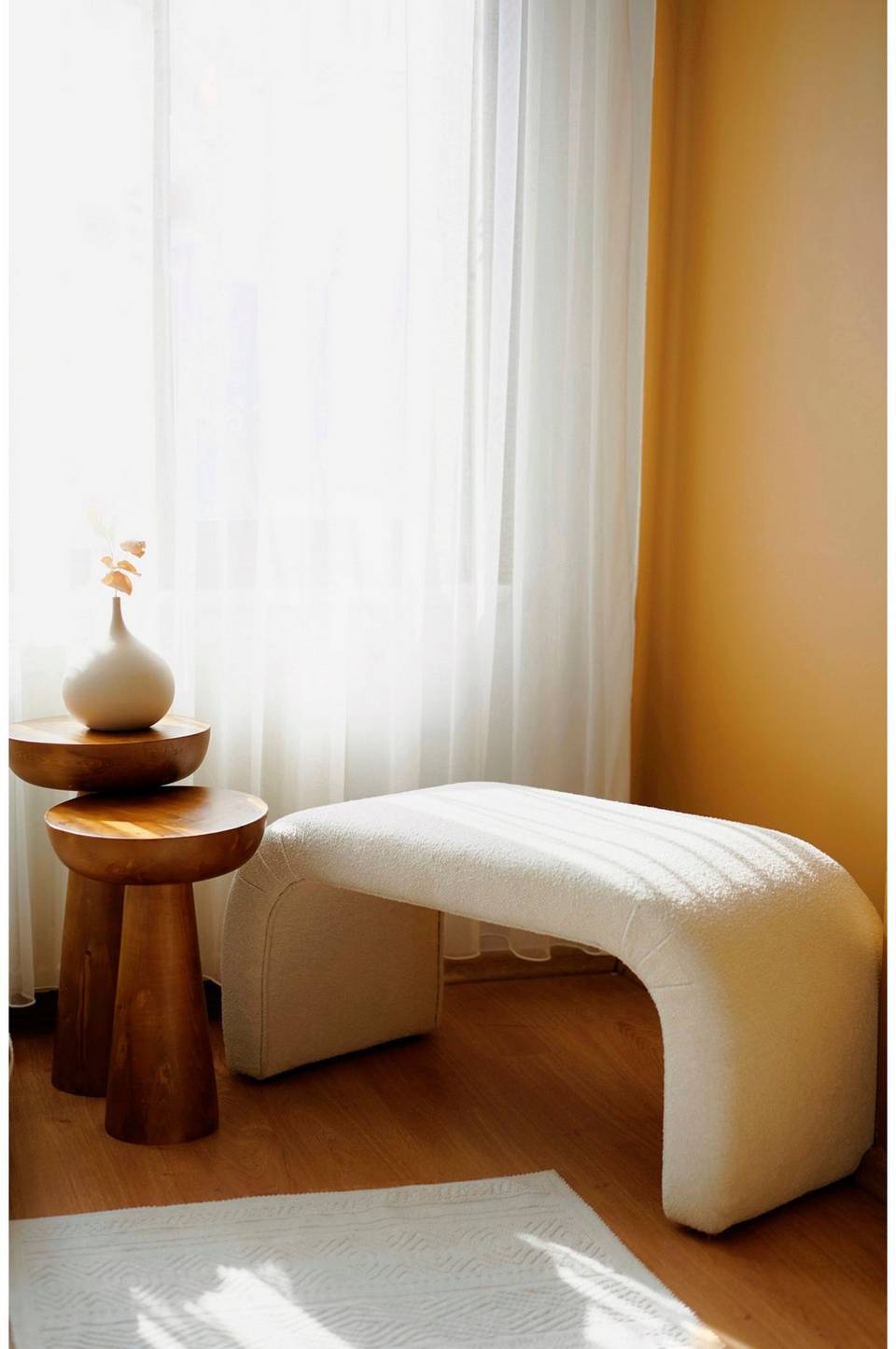 Hanah Home Puff-Kiev, vit från Hanah Home, bild 5