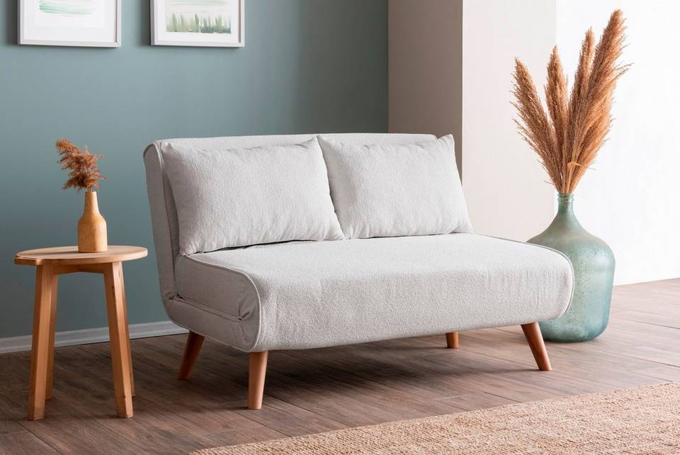 Hanah Home 2-sits soffa-bädd-Fred, natur från Hanah Home, bild 5