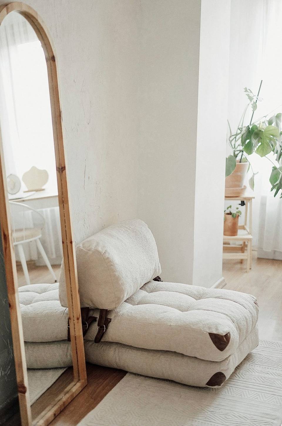 Hanah Home 1-sits soffa-bädd-Nivea, natur från Hanah Home, bild 5