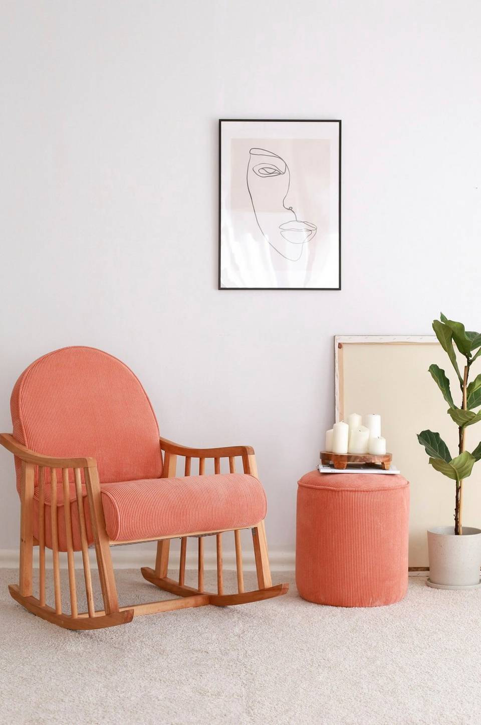 Hanah Home Gungstol Devil, orange från Hanah Home, bild 5