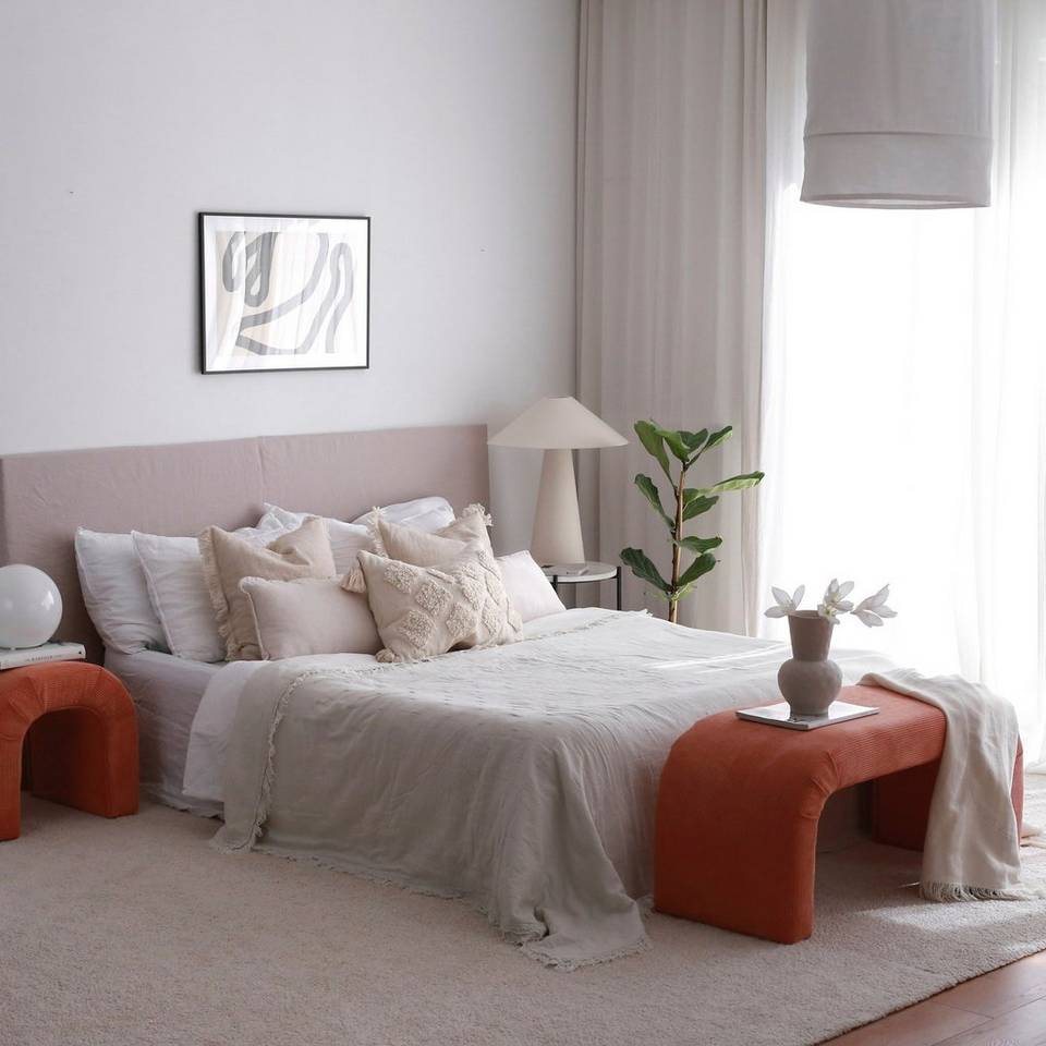Hanah Home Puff-Tokio, röd från Hanah Home, bild 5