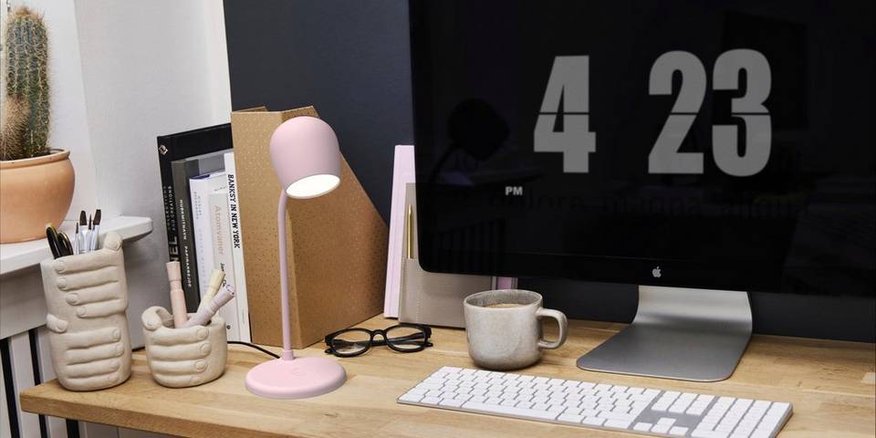 Kreafunk LED-lampa/Högtalare/Qi Ellie, rosa från Kreafunk, bild 5