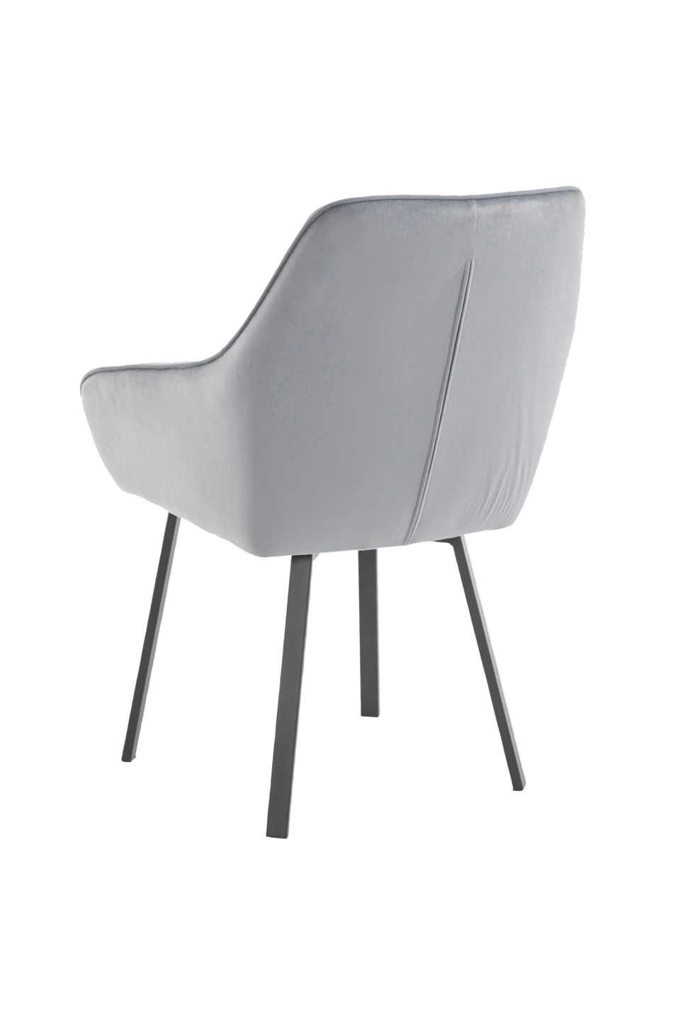 Loft24 Matstol med armstöd POPPY, 2-pack, grå från Loft24, bild 5