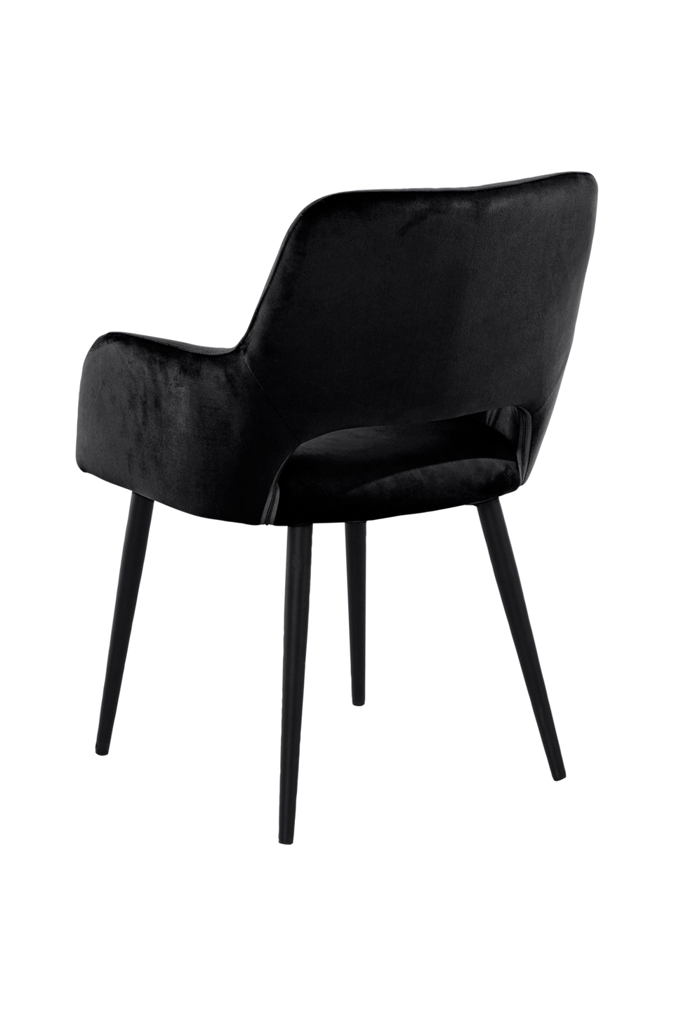 Loft24 Matsalsstol med armstöd FRANCA, 2-pack, svart från Loft24, bild 5