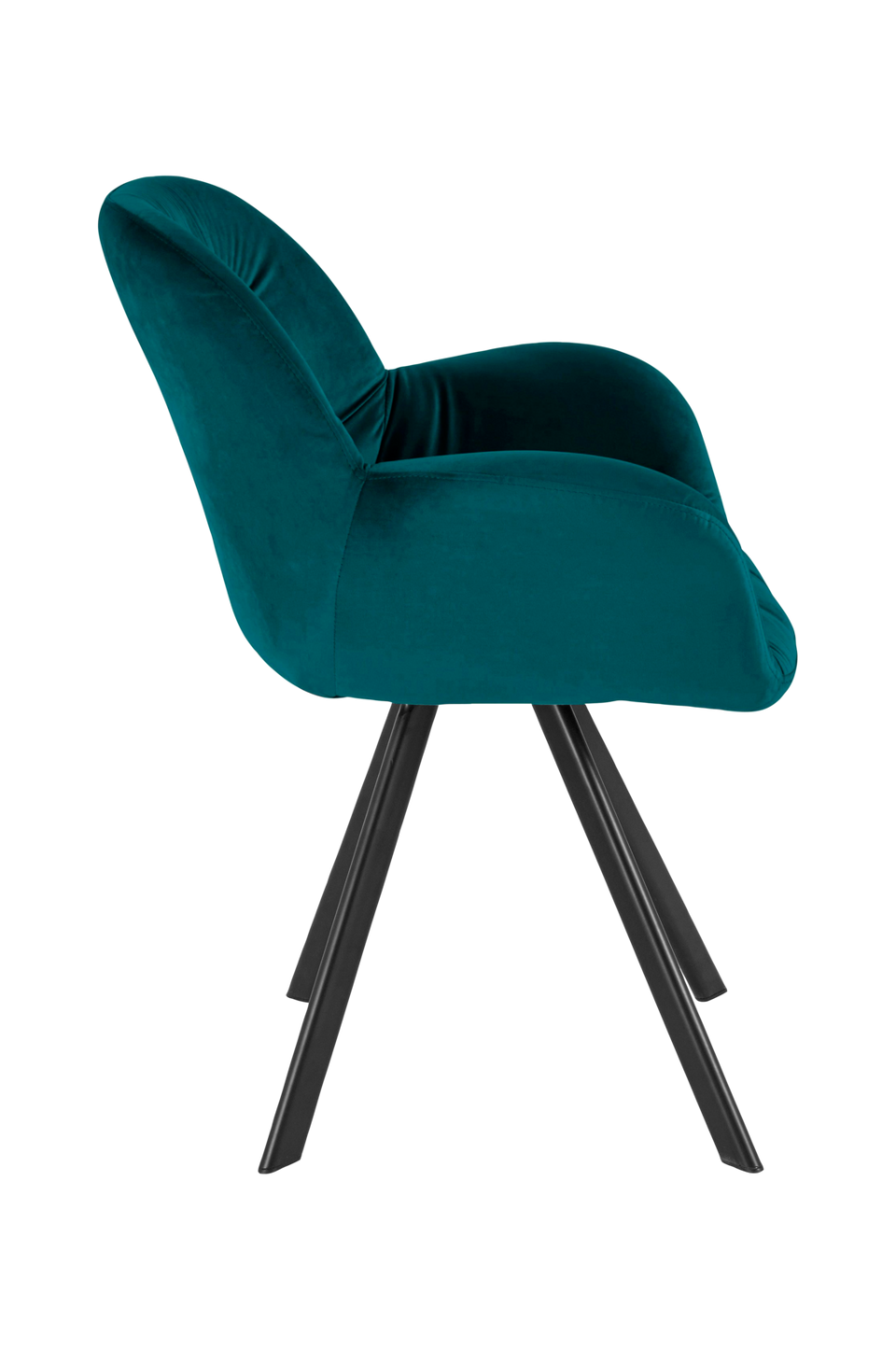 Loft24 Matstol med armstöd ELLI, 2-pack, blå från Loft24, bild 5