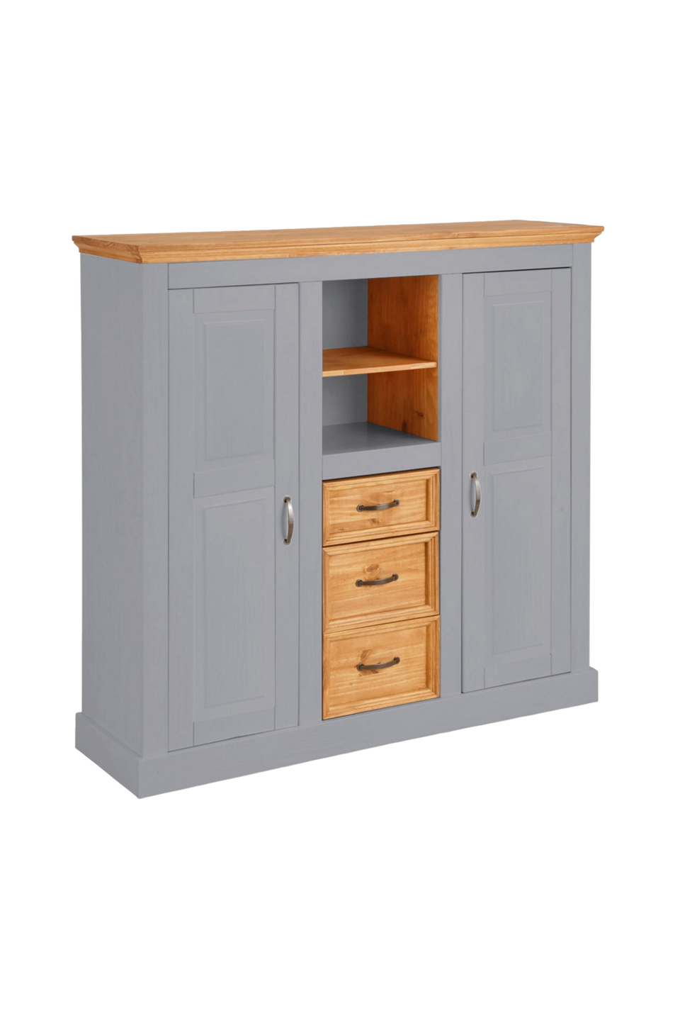 Loft24 Highboard Selma 2 dörrar/3 lådor, grå från Loft24, bild 5