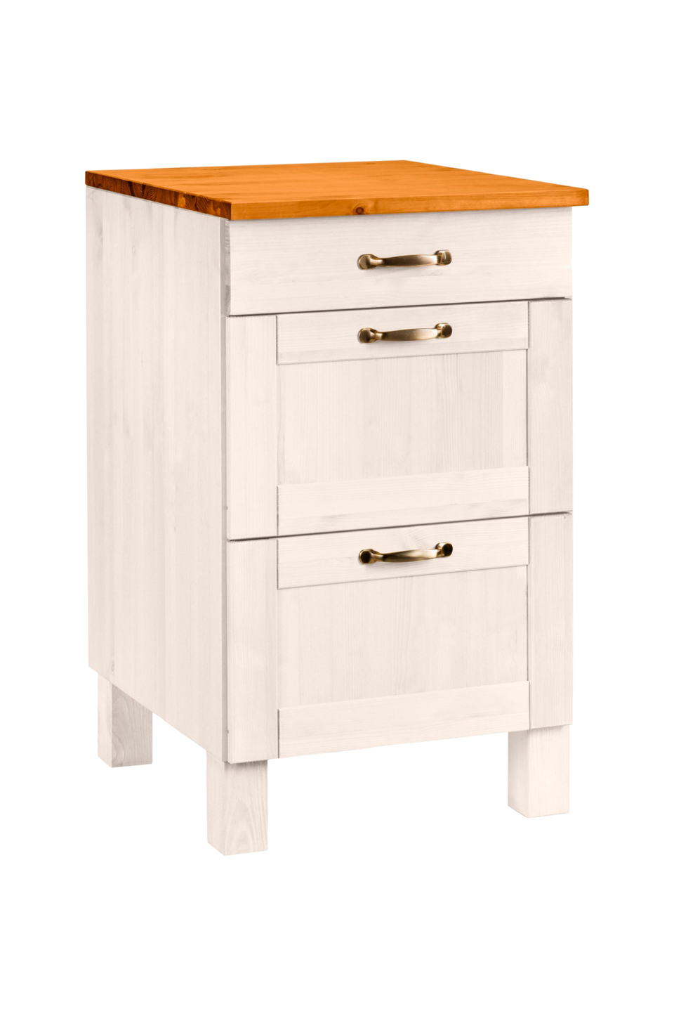 Loft24 Förvaringsskåp Alby 60 Small 3 Drawer, vit från Loft24, bild 5