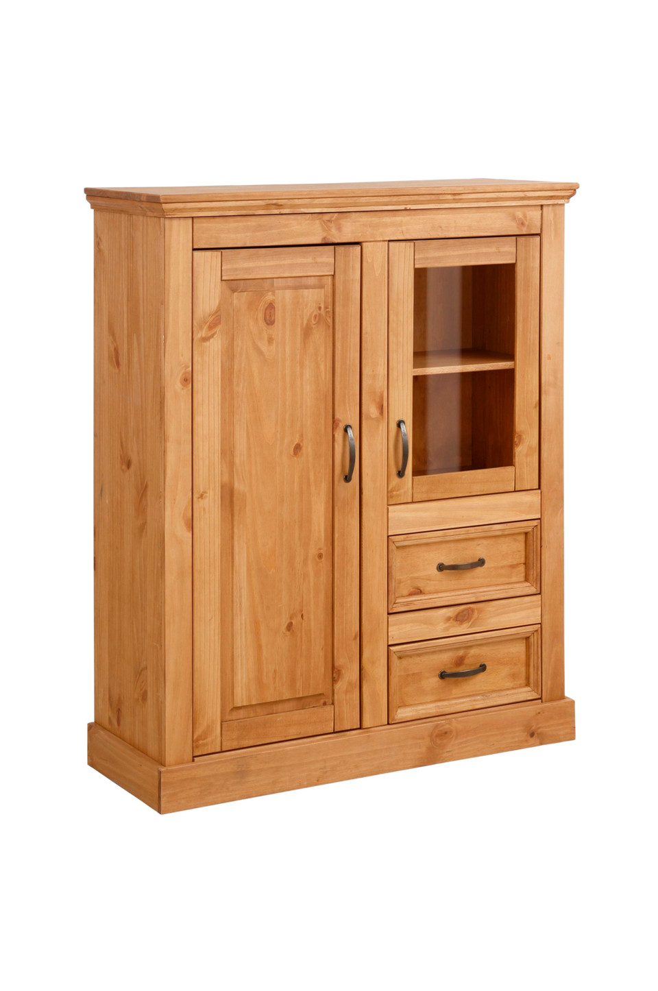 Loft24 Highboard Selma 1 glasdörr/1 dörr/2 lådor, brun från Loft24, bild 5