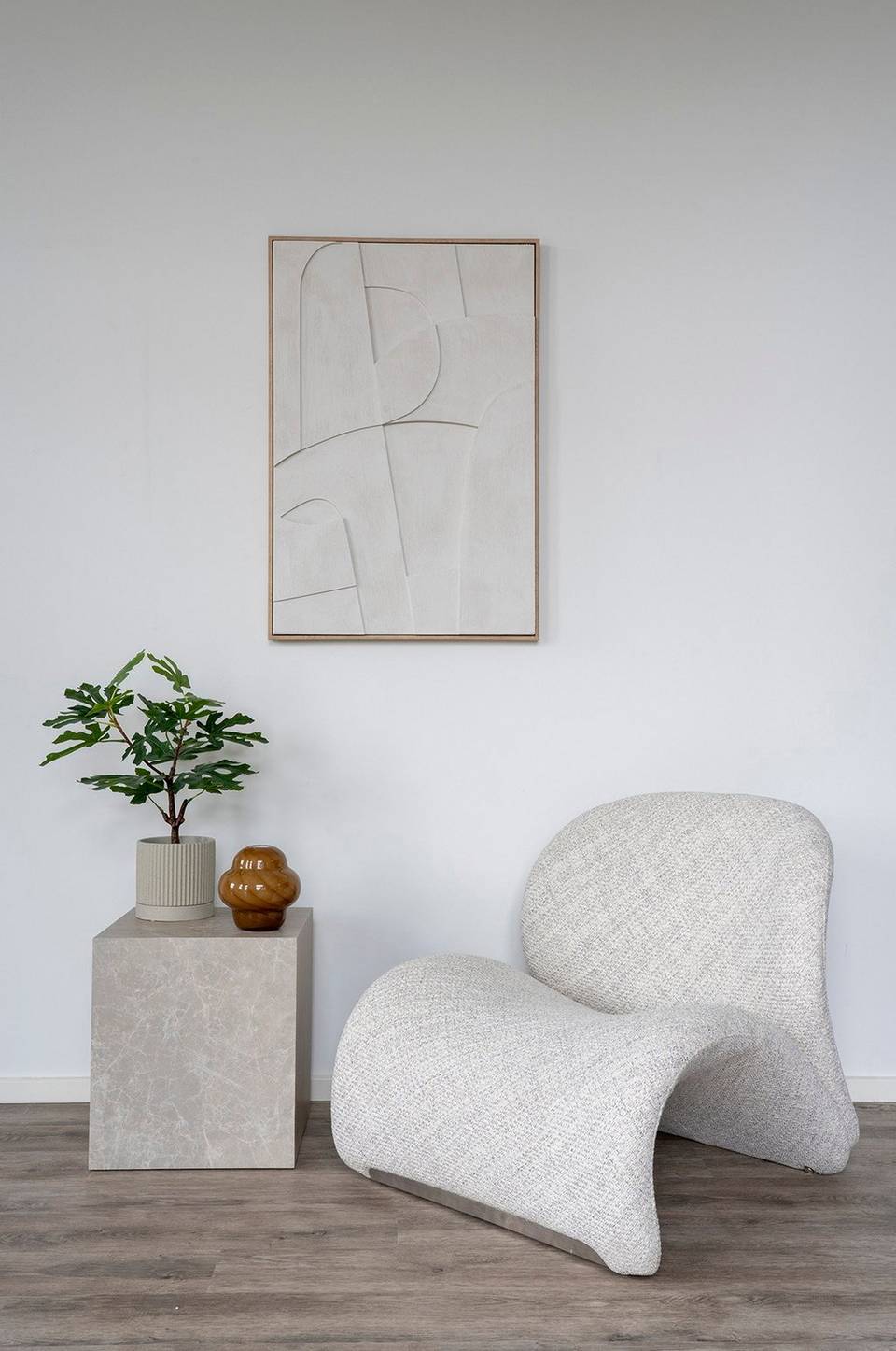 House Nordic Loungestol Sofia, beige från House Nordic, bild 5