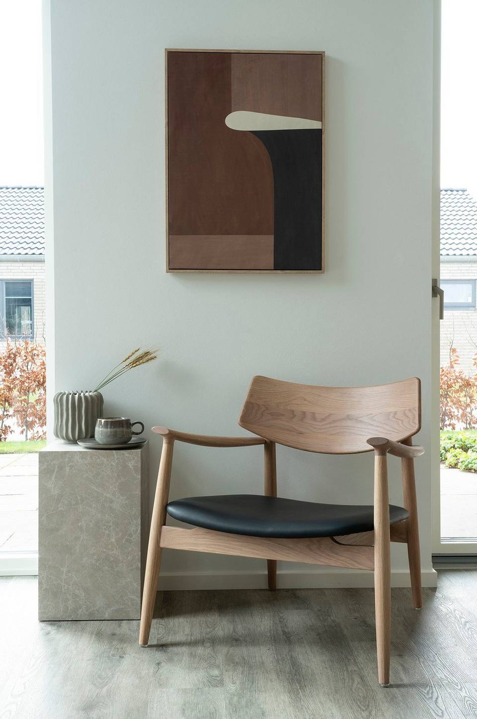 House Nordic Loungestol Olvera, beige från House Nordic, bild 5