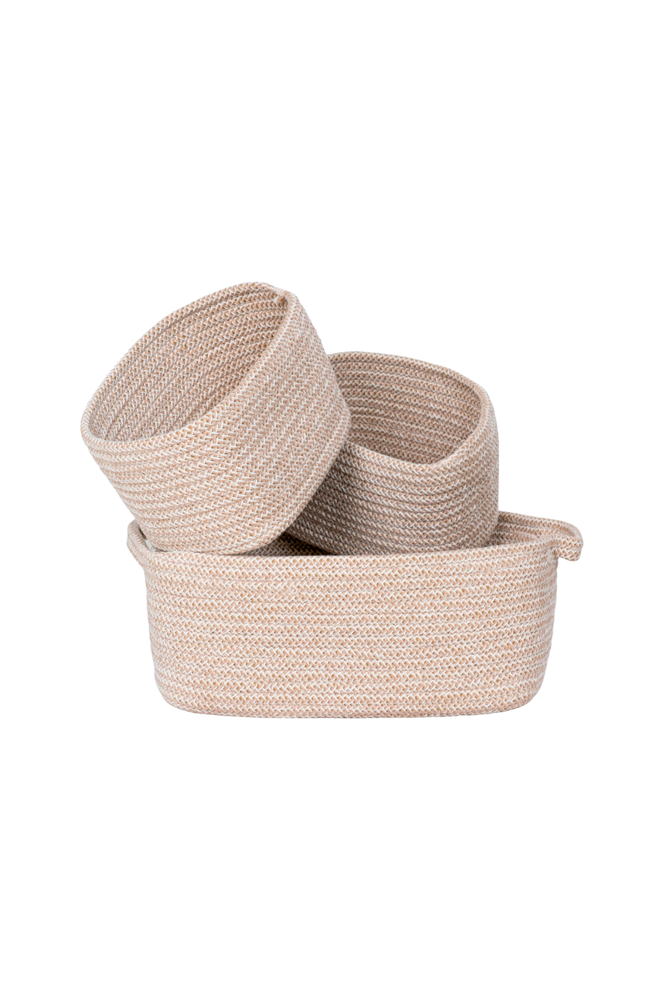 House Nordic Korg Teixo set om 3, beige från House Nordic, bild 2